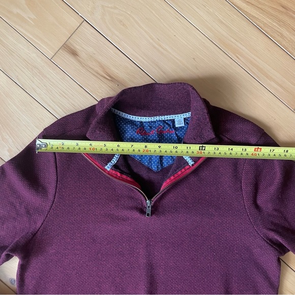 ROBERT Graham 1/4 Zip Long Sleeve Sweatshirt - Picture 6 of 10